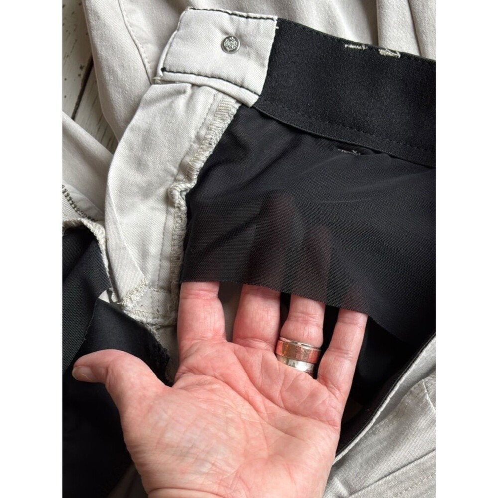 Democracy Ab Solution Black Coated Jeans Size 8 Slim Straight Stretch Mid Rise - Picture 5 of 10